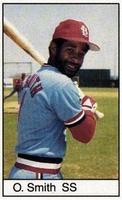 1985 All-Star Game Program Inserts #NNO Ozzie Smith Front