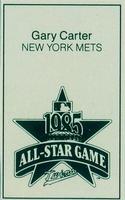 1985 All-Star Game Program Inserts #NNO Gary Carter Back