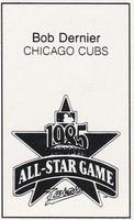 1985 All-Star Game Program Inserts #NNO Bob Dernier Back