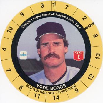 1989 Cadaco Discs #NNO Wade Boggs Front