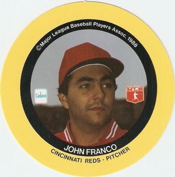 1989 Cadaco Discs #NNO John Franco Front
