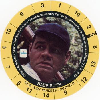 1989 Cadaco Discs #NNO Babe Ruth Front