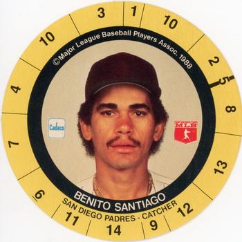 1989 Cadaco Discs #NNO Benito Santiago Front