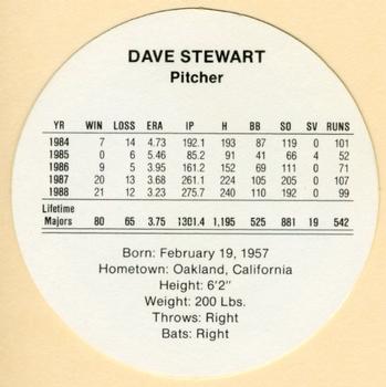 1989 Cadaco Discs #NNO Dave Stewart Back