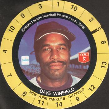1989 Cadaco Discs #NNO Dave Winfield Front