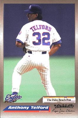 2000 Palm Beach Post Montreal Expos #15 Anthony Telford Front