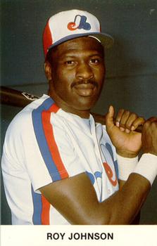 1983 Montreal Expos Photocards #NNO Roy Johnson Front