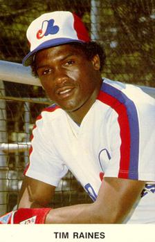 1983 Montreal Expos Photocards #NNO Tim Raines Front