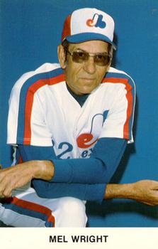 1983 Montreal Expos Photocards #NNO Mel Wright Front
