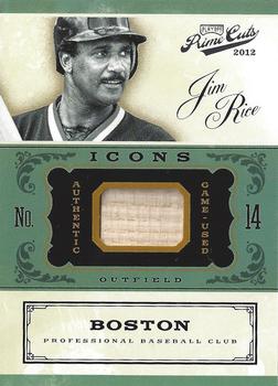 2012 Playoff Prime Cuts - Icons Bats #13 Jim Rice Front