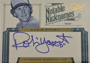 2012 Playoff Prime Cuts - Notable Nicknames #25 Robin Yount Front