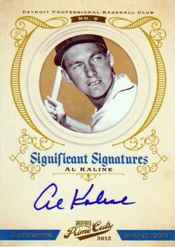 2012 Playoff Prime Cuts - Significant Signatures #1 Al Kaline Front