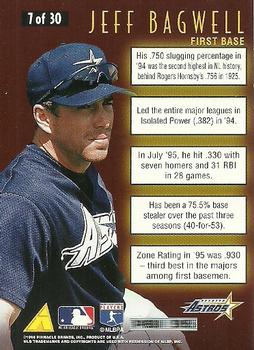 1996 Score - Numbers Game #7 Jeff Bagwell Back