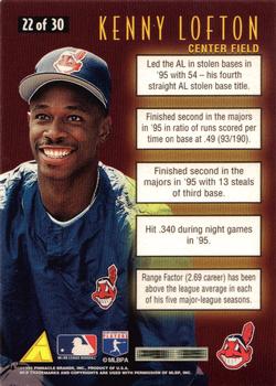 1996 Score - Numbers Game #22 Kenny Lofton Back