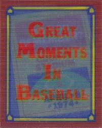 1988 Score - Magic Motion: Great Moments in Baseball #22 Hank Aaron: 04/08/1974 Front