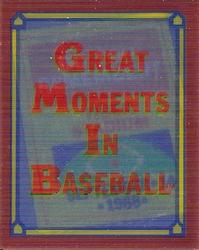 1988 Score - Magic Motion: Great Moments in Baseball #28 Denny McLain: 09/14/1968 Front