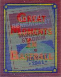 1988 Score - Magic Motion: Great Moments in Baseball #46 Joe DiMaggio: 07/17/1941 Front