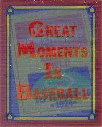 1988 Score - Magic Motion: Great Moments in Baseball #54 Jim Bottomley: 09/16/1924 Front