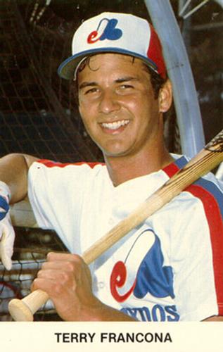 1982 Montreal Expos #NNO Terry Francona Front