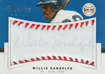 2012 Panini Signature Series - Game Ball Signatures #98 Willie Randolph Front