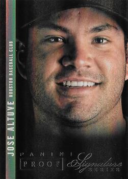 2012 Panini Signature Series - Proof Silver #61 Jose Altuve Front