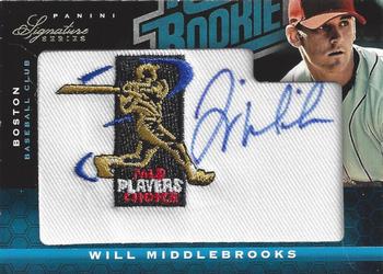 2012 Panini Signature Series - Rookie MLBPA Logo #128 Will Middlebrooks Front