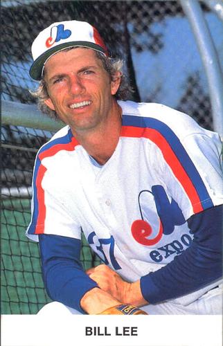 Bill Lee Jersey - Montreal Expos 1981 Home Throwback MLB Baseball