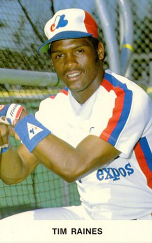 1981 Montreal Expos Postcards #NNO Tim Raines Front
