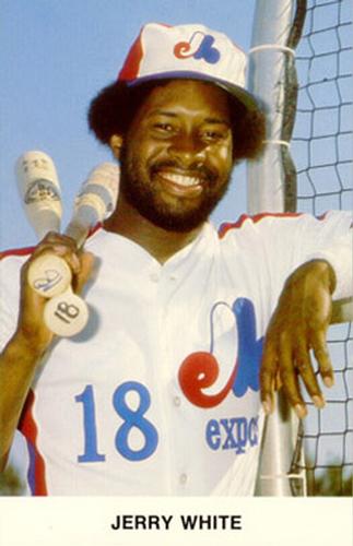 1981 Montreal Expos Postcards #NNO Jerry White Front