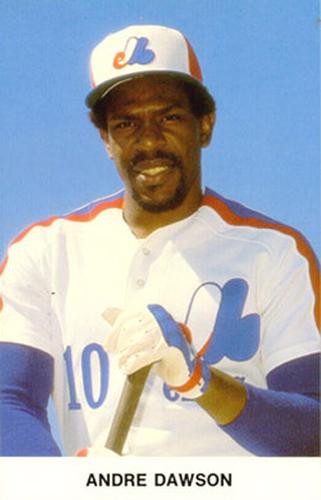 1981 Montreal Expos Postcards #NNO Andre Dawson Front