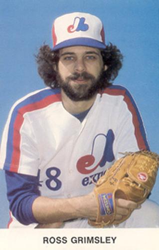 1980 Montreal Expos Postcards #NNO Ross Grimsley Front