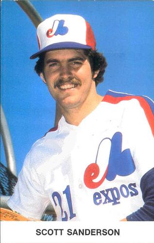 1980 Montreal Expos Postcards #NNO Scott Sanderson Front
