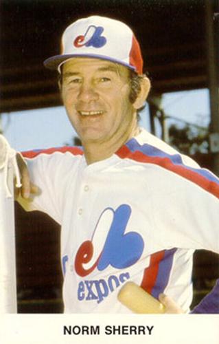 1980 Montreal Expos Postcards #NNO Norm Sherry Front