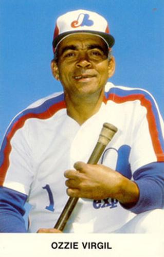1980 Montreal Expos Postcards #NNO Ozzie Virgil Front