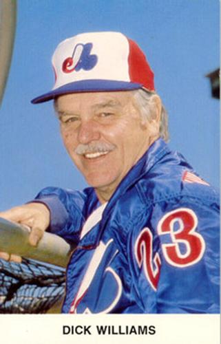 1980 Montreal Expos Postcards #NNO Dick Williams Front