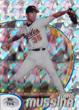 1998 Topps Tek - Diffractors Pattern 52 #80 Mike Mussina Front