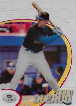 1998 Topps Tek - Diffractors Pattern 73 #4 John Olerud Front