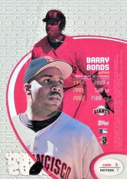 1998 Topps Tek - Pattern  7 #3 Barry Bonds Back