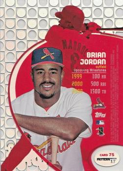 1998 Topps Tek - Pattern 17 #75 Brian Jordan Back