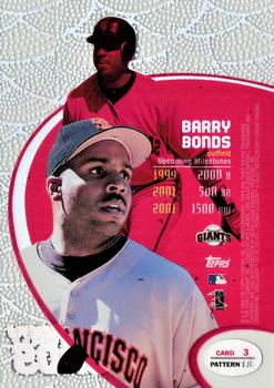 1998 Topps Tek - Pattern 18 #3 Barry Bonds Back