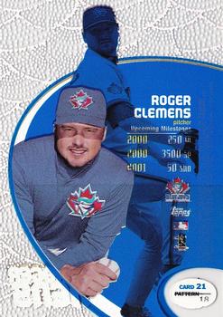 1998 Topps Tek - Pattern 18 #21 Roger Clemens Back