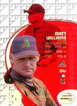 1998 Topps Tek - Pattern 19 #44 Matt Williams Back