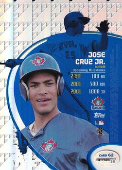 1998 Topps Tek - Pattern 19 #62 Jose Cruz Jr. Back