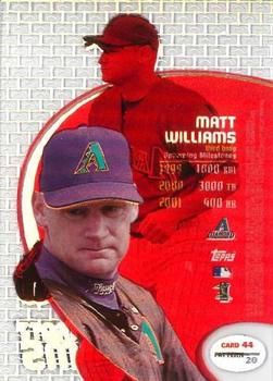 1998 Topps Tek - Pattern 20 #44 Matt Williams Back