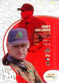 1998 Topps Tek - Pattern 30 #44 Matt Williams Back