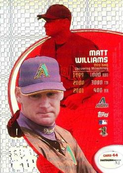1998 Topps Tek - Pattern 33 #44 Matt Williams Back