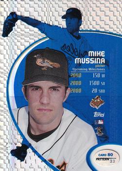 1998 Topps Tek - Pattern 33 #80 Mike Mussina Back
