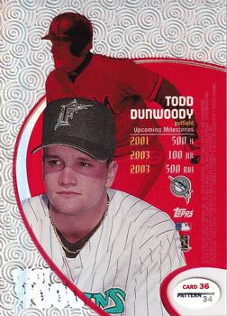 1998 Topps Tek - Pattern 34 #36 Todd Dunwoody Back