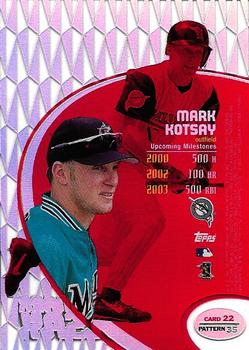1998 Topps Tek - Pattern 35 #22 Mark Kotsay Back