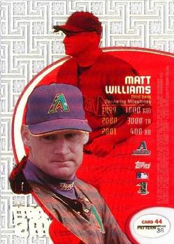 1998 Topps Tek - Pattern 38 #44 Matt Williams Back